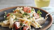 Creamy Pasta With Smoked Salmon, Arugula and Lemon Creamy Pasta With Smoked Salmon, Arugula and Lemon