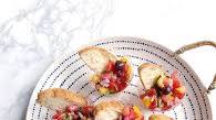 Olive Bruschetta Appetizer Cups Olive Bruschetta Appetizer Cups