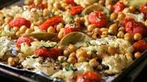 Easy Vegan Sheet Pan Roasted Cauliflower, Tomatoes, and Garbanzo Beans Easy Vegan Sheet Pan Roasted Cauliflower, Tomatoes, and Garbanzo Beans