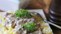 Hamburger Stroganoff #WeekdaySupper Hamburger Stroganoff #WeekdaySupper