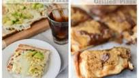Grilled Pizza: Pesto, Avocado & Corn and Peanut Butter Cookie Dough Grilled Pizza: Pesto, Avocado & Corn and Peanut Butter Cookie Dough