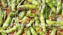 Garlic Parmesan Sugar Snap Peas Garlic Parmesan Sugar Snap Peas