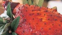 Honey ginger-glazed ham Honey ginger-glazed ham