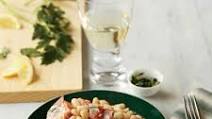 Warm White Bean Salad with Smoked Trout Warm White Bean Salad with Smoked Trout