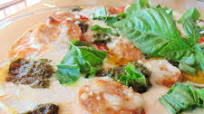Margherita Pizza with Sausage and Pesto Margherita Pizza with Sausage and Pesto