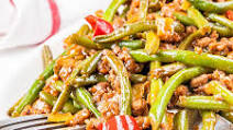 Green Beans and Ground Beef Stir Fry Green Beans and Ground Beef Stir Fry
