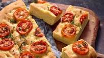 Focaccia mit Tomaten Focaccia mit Tomaten