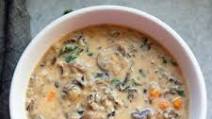 Instant Pot Mushroom Wild Rice Soup Instant Pot Mushroom Wild Rice Soup