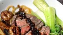 Noodles with Flank Steak, Bok Choy, and Black Bean Sauce Recipe Noodles with Flank Steak, Bok Choy, and Black Bean Sauce Recipe