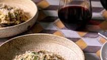 Creamy Mushroom Risotto for Two Creamy Mushroom Risotto for Two