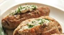Crusty Baked Potatoes with Whipped Feta Crusty Baked Potatoes with Whipped Feta