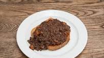 Beef mince on dripping toast Beef mince on dripping toast