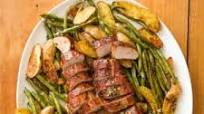 One-Pan Pork Tenderloin with Green Beans and Potatoes One-Pan Pork Tenderloin with Green Beans and Potatoes