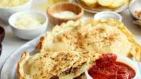 Potato and Sausage Calzones Potato and Sausage Calzones