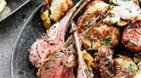 Rack of Lamb with Garlic Rosemary Potatoes Rack of Lamb with Garlic Rosemary Potatoes