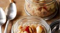 Slow-Cooker Overnight Oatmeal with Apples & Walnuts Slow-Cooker Overnight Oatmeal with Apples & Walnuts