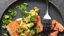 Pan Seared Salmon and Avocado Salsa Pan Seared Salmon and Avocado Salsa