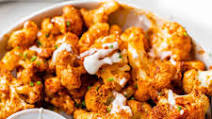 Roasted Buffalo Cauliflower Bites Roasted Buffalo Cauliflower Bites