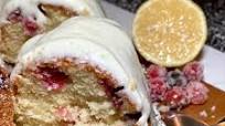 Lemon Cranberry Pound Cake with Vanilla Cream Cheese Icing Lemon Cranberry Pound Cake with Vanilla Cream Cheese Icing
