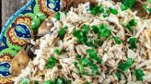 Syrian Fattet Djaj (Layered Chicken Platter) Syrian Fattet Djaj (Layered Chicken Platter)