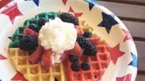 Red * White * Blue - Fruity Waffles Red * White * Blue - Fruity Waffles