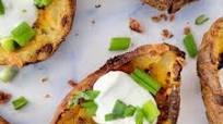 Loaded Baked Potato Skins Loaded Baked Potato Skins