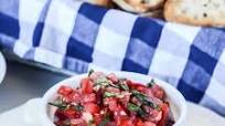 Classic Tomato Bruschetta with Mozzarella Classic Tomato Bruschetta with Mozzarella