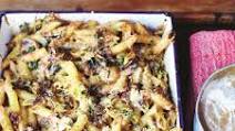 Mushroom Soup and Pasta Bake From 'Jamie Oliver's Comfort Food' Mushroom Soup and Pasta Bake From 'Jamie Oliver's Comfort Food'