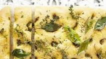 Herb oil focaccia Herb oil focaccia