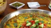 Beef and Bean Skillet Nacho Dip Beef and Bean Skillet Nacho Dip