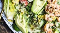Santa Fe Grilled Caesar Salad with Shrimp Santa Fe Grilled Caesar Salad with Shrimp