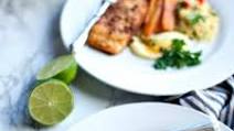 Middle-Eastern Baked Salmon Fillets Middle-Eastern Baked Salmon Fillets