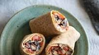 HUMMUS WRAP w. ROASTED VEGGIES HUMMUS WRAP w. ROASTED VEGGIES