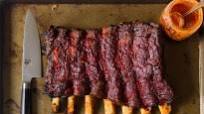Sriracha Peach BBQ Bison Back Ribs Sriracha Peach BBQ Bison Back Ribs