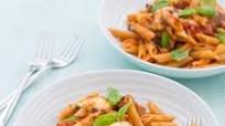 Aubergine and Mozzarella Pasta Aubergine and Mozzarella Pasta