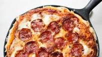 Stuffed Deep Dish Pizza with Spicy Salami Stuffed Deep Dish Pizza with Spicy Salami