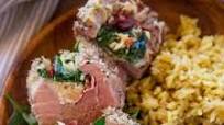 Spinach Bacon Stuffed Pork Tenderloin Spinach Bacon Stuffed Pork Tenderloin