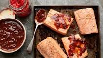 Salmon With Barbecue Sauce and Hot Peppers Salmon With Barbecue Sauce and Hot Peppers
