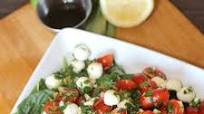 Caprese Salad with Lemon Balsamic Dressing Caprese Salad with Lemon Balsamic Dressing