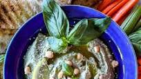 Creamy Basil Hummus Recipe | Sip Bite Go Creamy Basil Hummus Recipe | Sip Bite Go