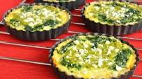 Spinach and Feta Quiche with Pesto Spinach and Feta Quiche with Pesto