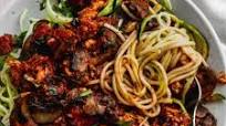 Vegan Crumbled Tempeh Tomato Sauce Pasta Vegan Crumbled Tempeh Tomato Sauce Pasta