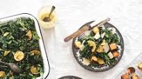 kale & lemon caesar salad with cornbread croutons kale & lemon caesar salad with cornbread croutons