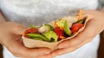 Quick Hummus and Vegetable Stuffed Pitas Quick Hummus and Vegetable Stuffed Pitas