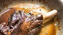 Venison Shank Glazed with Birch Syrup and Nocino Venison Shank Glazed with Birch Syrup and Nocino