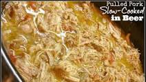 Pulled Pork Slow-Cooked in Beer Pulled Pork Slow-Cooked in Beer