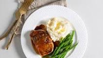 Peach-Glazed Pork Chops Peach-Glazed Pork Chops