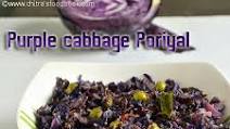 PURPLE CABBAGE PORIYAL PURPLE CABBAGE PORIYAL
