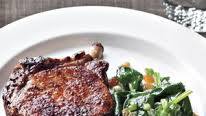 Paprika-Spiced Pork Chops With Spinach Sauté Paprika-Spiced Pork Chops With Spinach Sauté