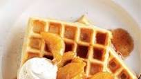 Cinnamon Waffles with Caramelized Apples Cinnamon Waffles with Caramelized Apples
